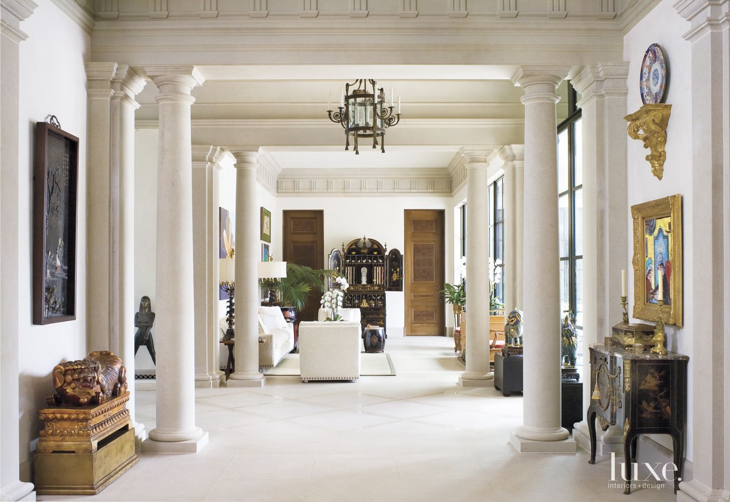 A Traditional Fort Worth Home with Ample Artwork